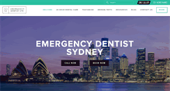 Desktop Screenshot of emergencydentistsydney.com.au